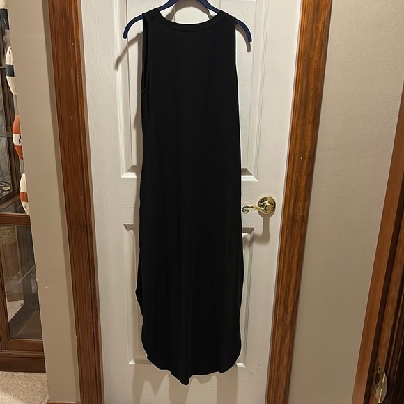 Zenana Outfitters Black Sheath Maxi Dress Sleeveless - Picture 6 of 6